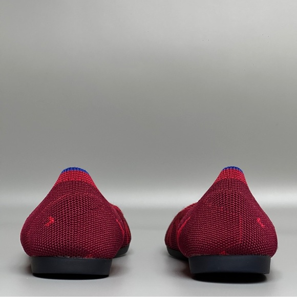 Rothy’s The Point Red Camo Flats Size 7 (Retired Style) - Picture 5 of 10